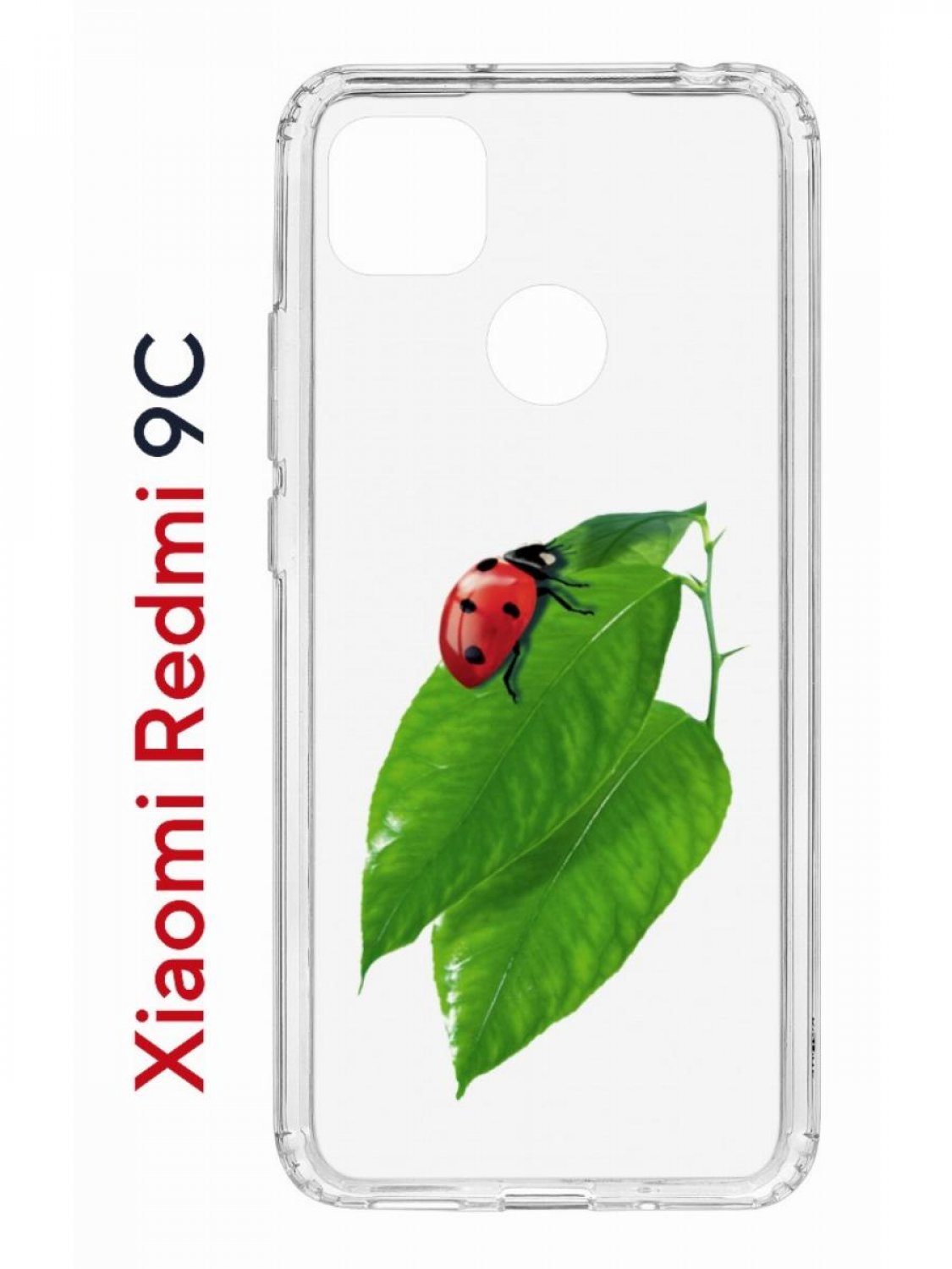 Чехол на Redmi 9C с принтом Kruche Print Ladybug,противоударный бампер с  защитой камеры, купить в Москве, цены в интернет-магазинах на Мегамаркет