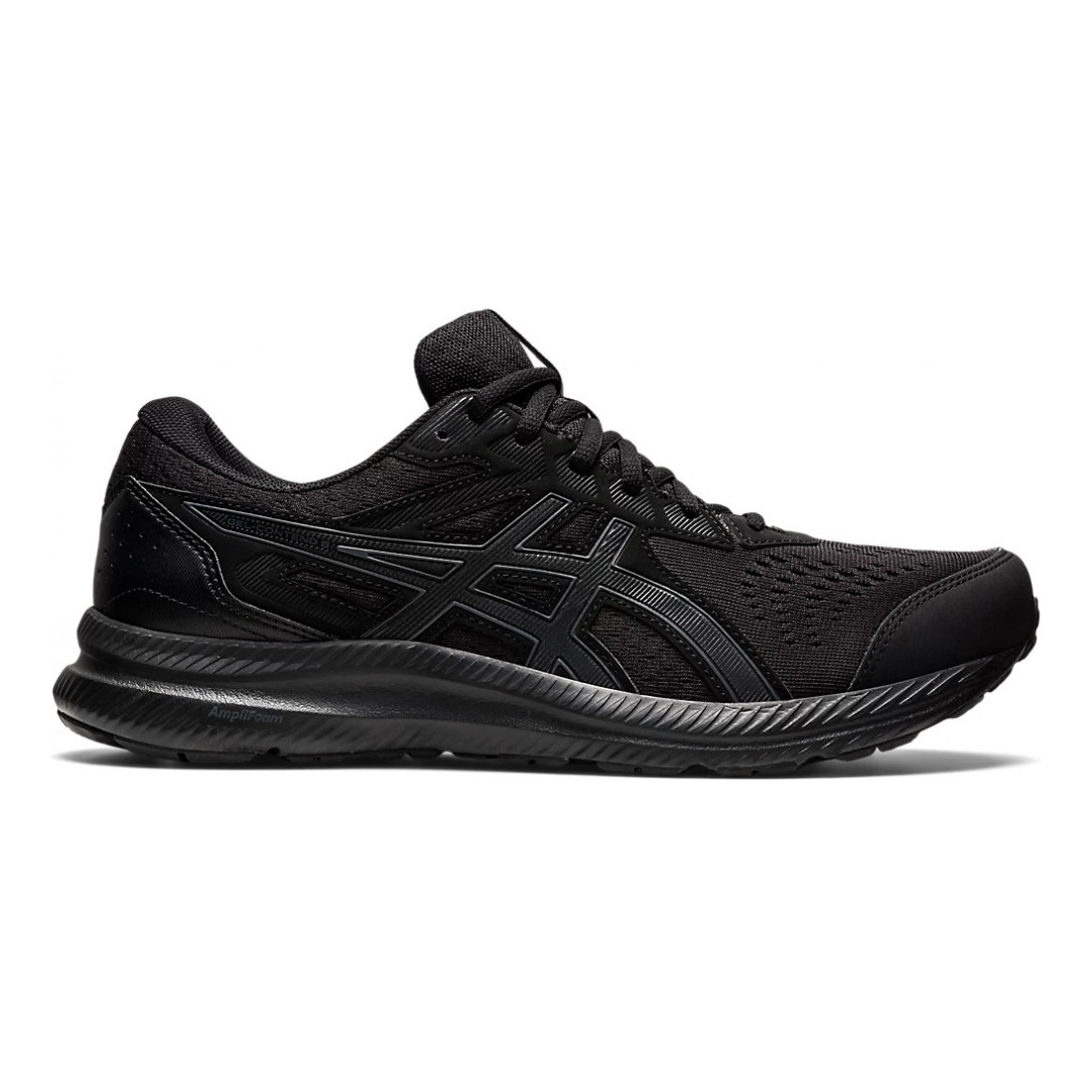 Кроссовки мужские Asics Gel-Contend 8 1011B492-001 черные 44.5 EU - купить в Москве, цены на Мегамаркет | 100067318516