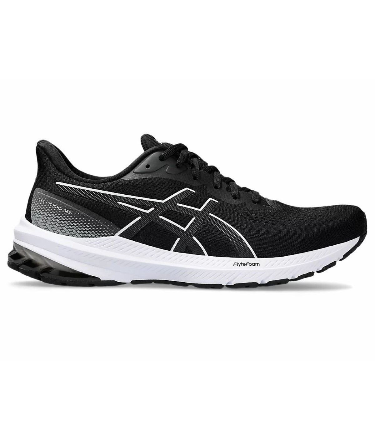 Кроссовки мужские Asics Gt-1000 12 1011B631-004 черные 42.5 EU - купить в Москве, цены на Мегамаркет | 100067318459