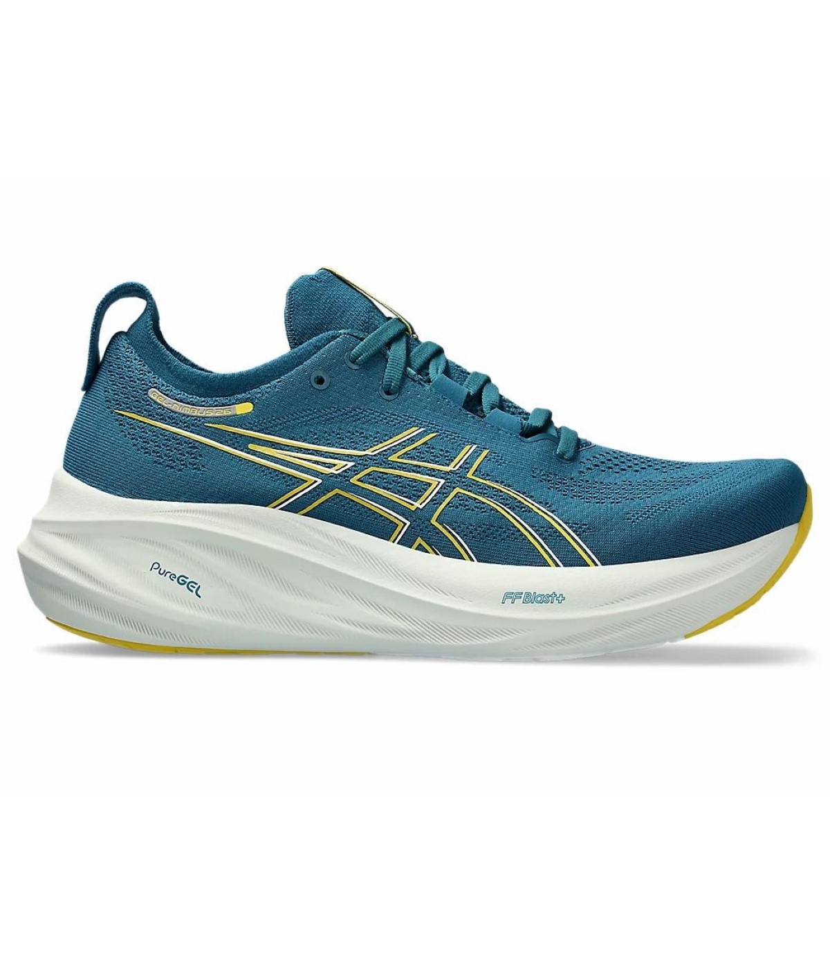 Кроссовки мужские Asics Gel-Nimbus 26 1011B794-402 синие 42 EU - купить в Мегамаркет Москва Томилино, цена на Мегамаркет