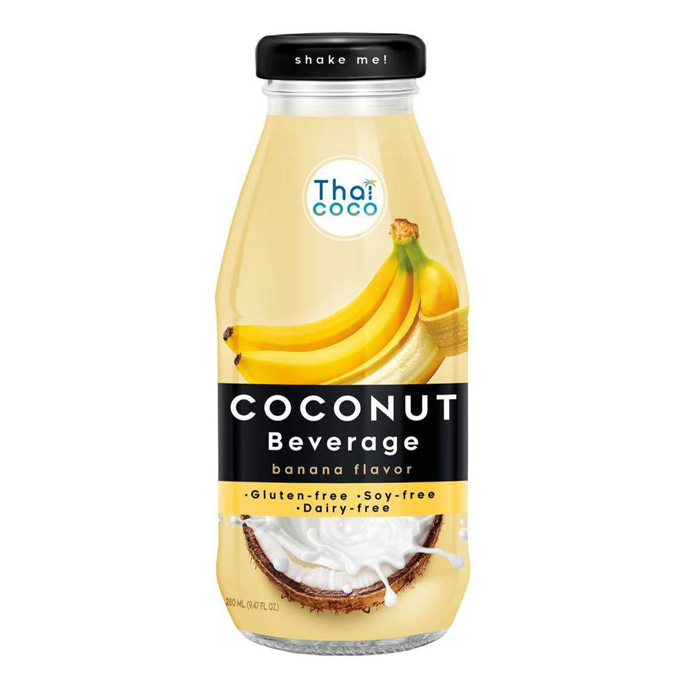 Напиток сокосодержащий Thai Coco на основе кокосовой воды со вк банана негазир 280 мл