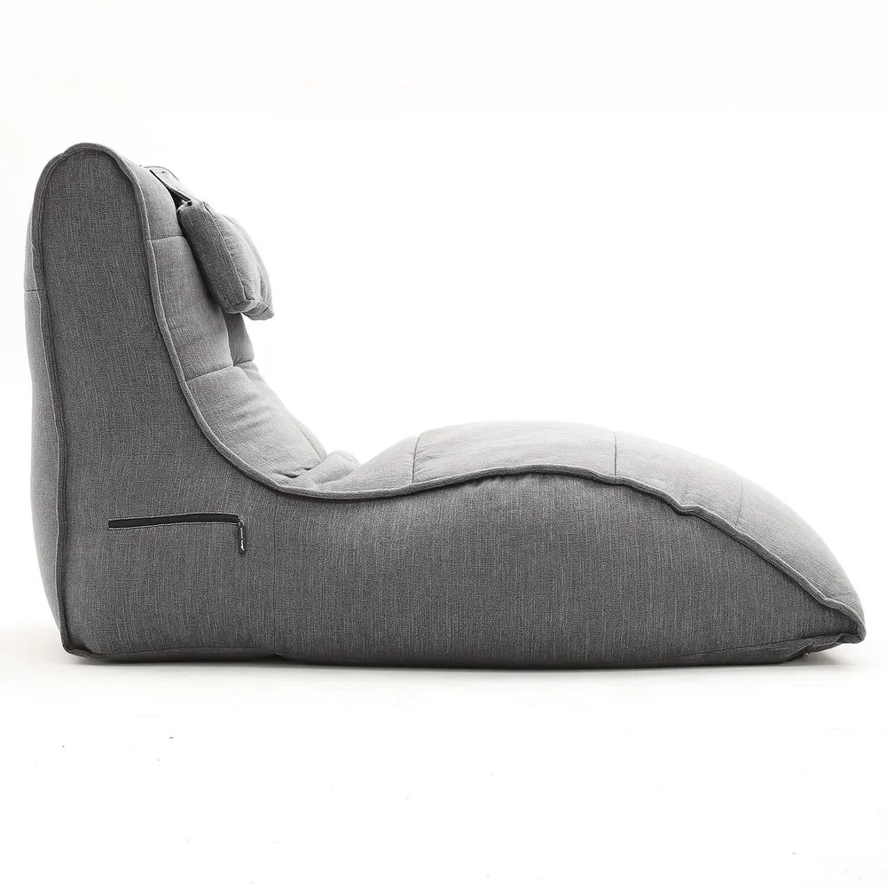 Мягкое кресло-лежак для отдыха дома aLounge - Avatar Sofa - Luscious Grey  (шенилл, темно-с – купить в Москве, цены в интернет-магазинах на Мегамаркет