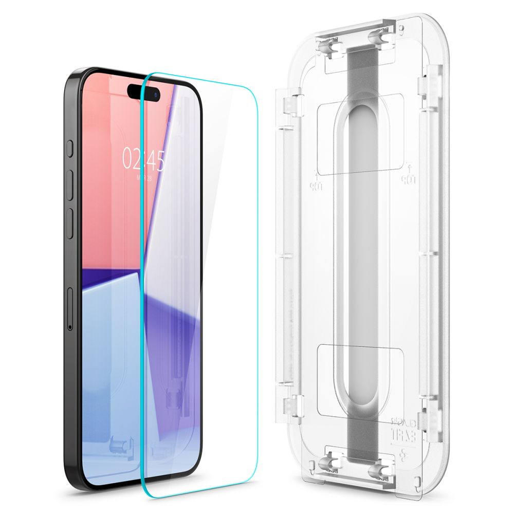 Защитное стекло Spigen EZ FIT, AGL06872, 2 штуки, для iPhone 15 Pro Max  Clear - отзывы покупателей на маркетплейсе Мегамаркет | Артикул:  600013978698