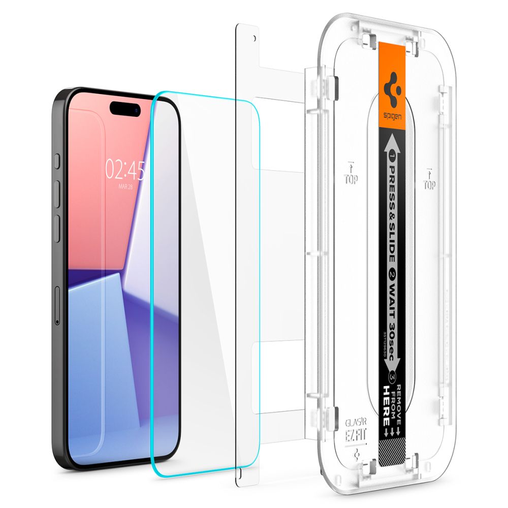 Защитное стекло Spigen EZ FIT, AGL06872, 2 штуки, для iPhone 15 Pro Max  Clear - отзывы покупателей на маркетплейсе Мегамаркет | Артикул:  600013978698