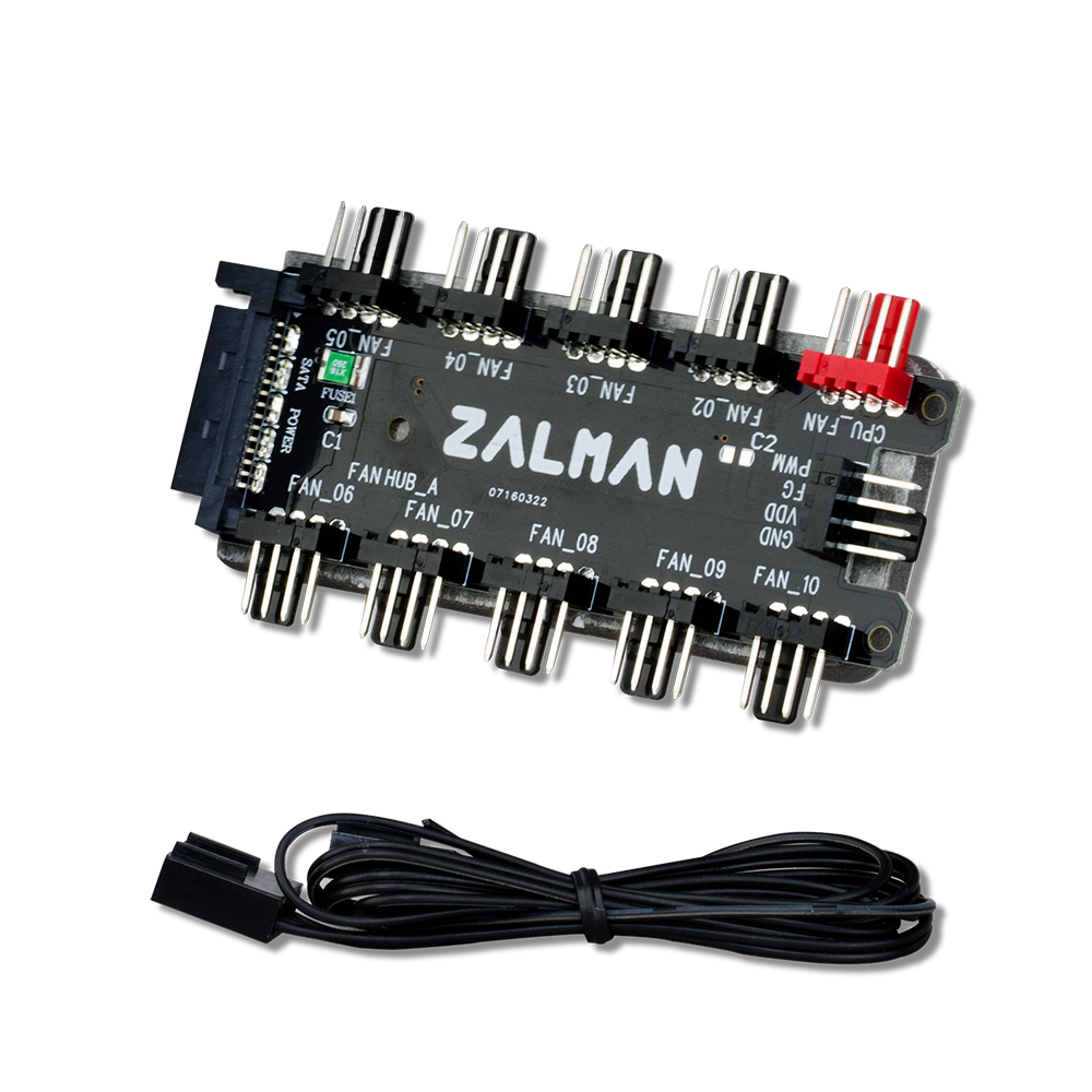 Контроллер для управления вентиляторами Zalman ZM-PWM10 FH 10x4pin RTL, купить в Москве, цены в интернет-магазинах на Мегамаркет