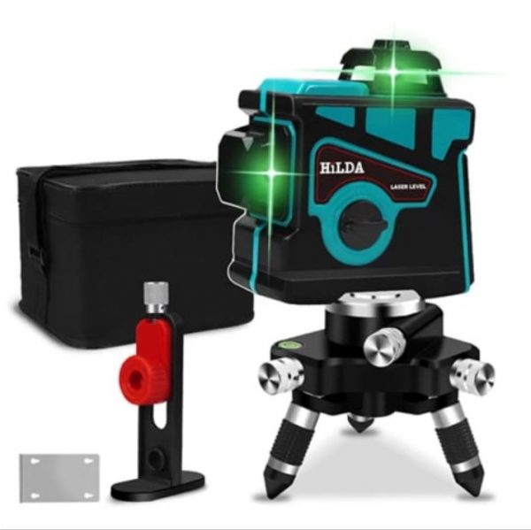 Лазерный нивелир Hilda 3D 12 линий - купить в Анкар Профи, цена на Мегамаркет