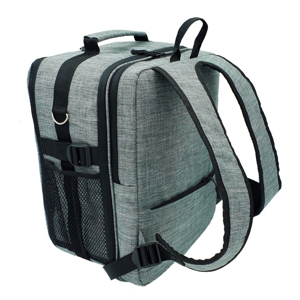 Дорожный рюкзак унисекс Pobedabags Advanced серый
