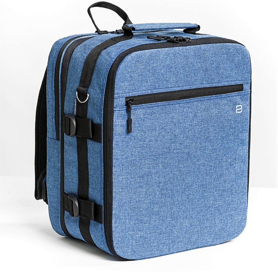 Дорожный рюкзак унисекс Pobedabags Advanced голубой