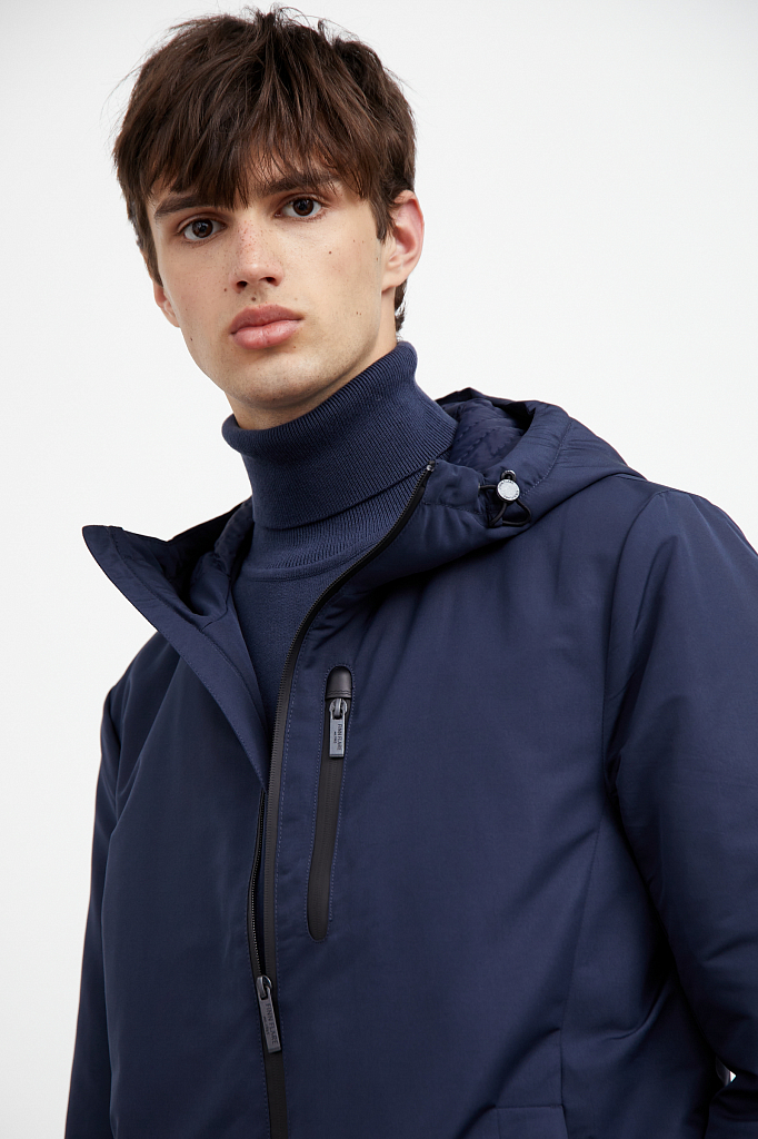Куртка мужская Finn Flare A20-21003 синяя S