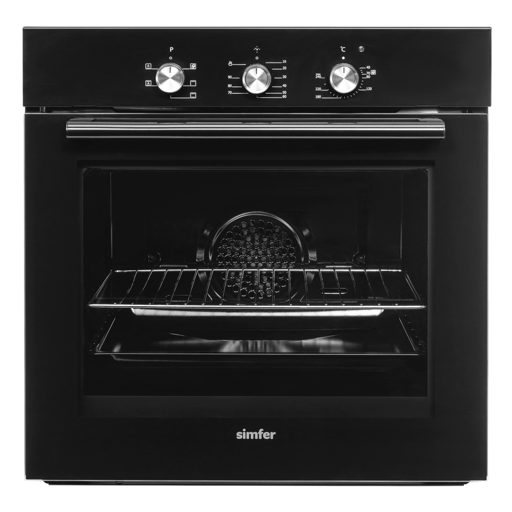 Встраиваемый электрический духовой шкаф Simfer B6EB16001 Black - отзывы покупателей на маркетплейсе Мегамаркет | Артикул: 600006618975