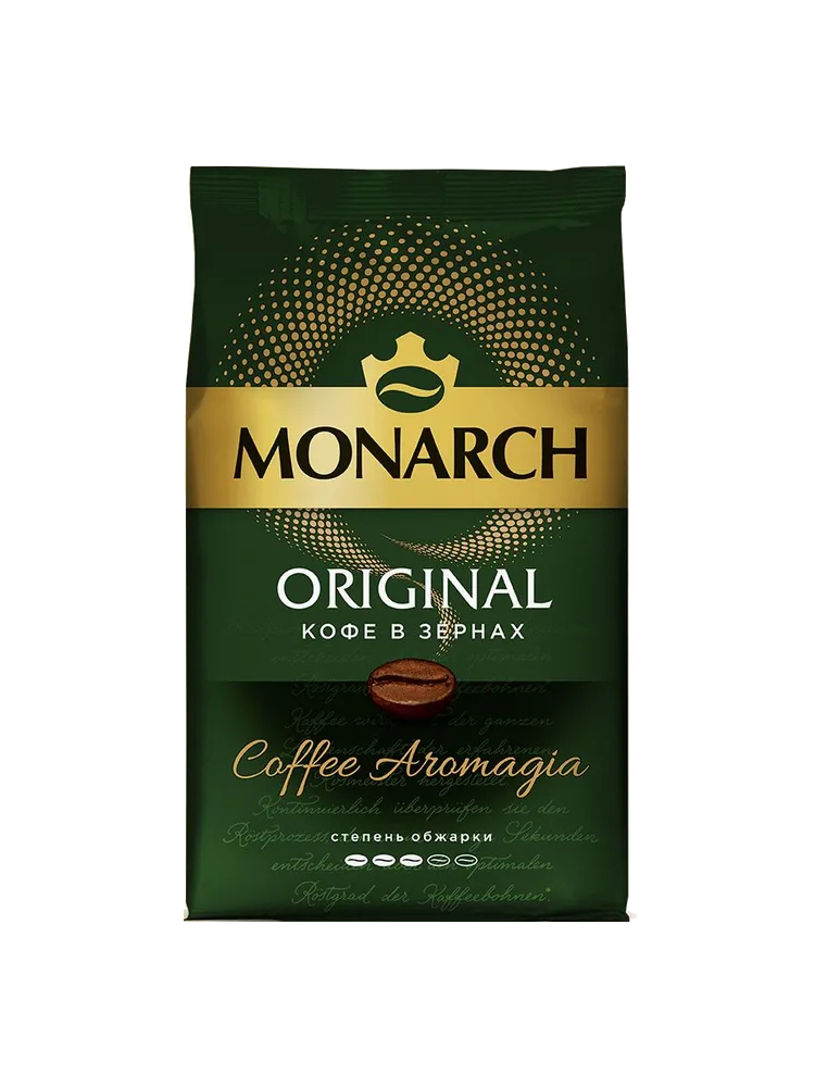 Кофе в зёрнах Monarch Original натуральный, жареный, 1 кг - купить в Мегамаркет Москва Пушкино, цена на Мегамаркет