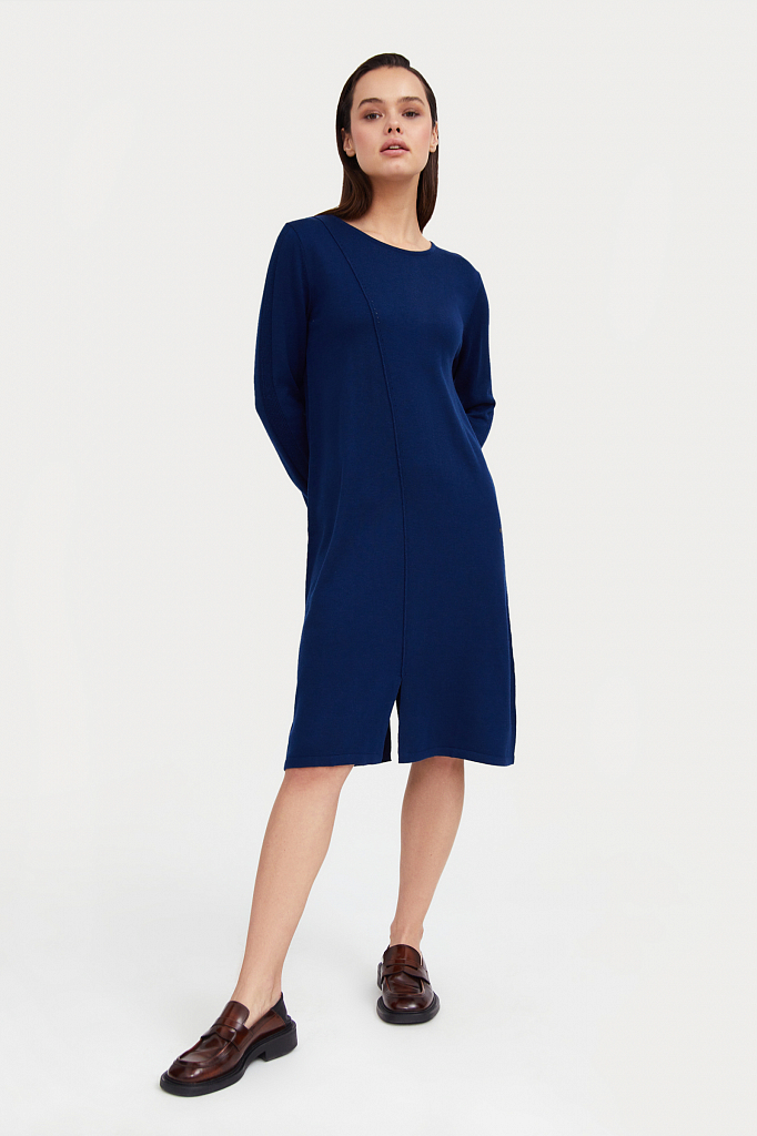 Платье женское Finn Flare W20-11113 синее S