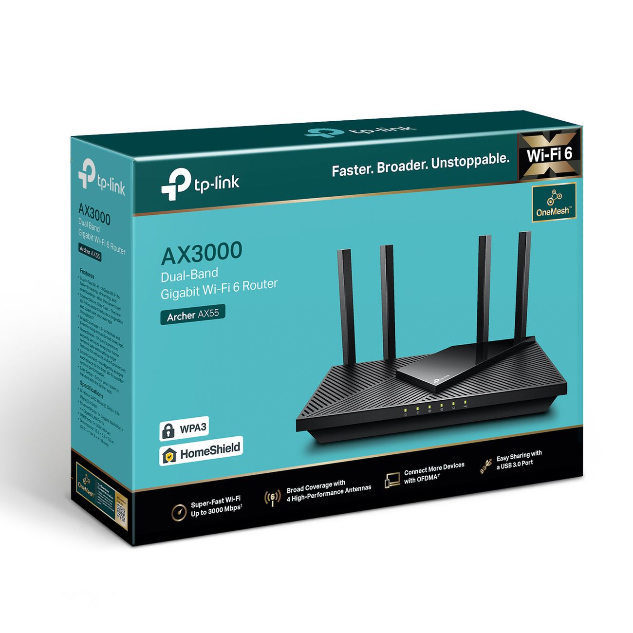 Роутер TP-Link Archer AX55, купить в Москве, цены в интернет-магазинах ...