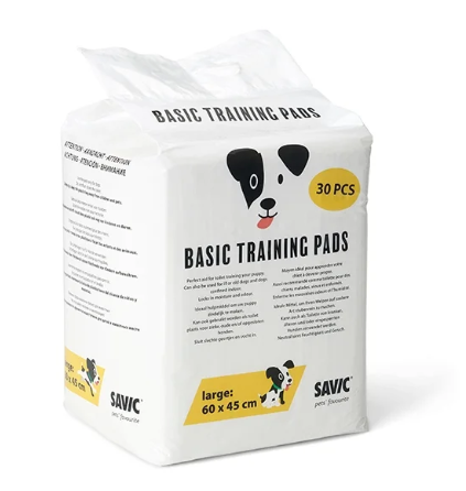 Пеленки для кошек и собак одноразовые Savic Basic Training Pads 45 x 30 см, 30 шт
