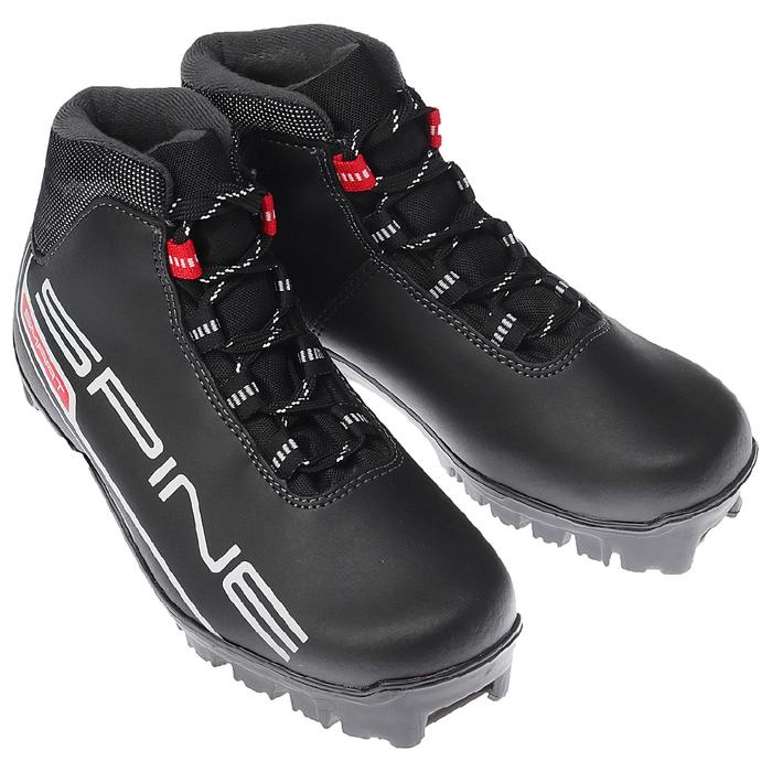 Ботинки для беговых лыж Spine Smart SNS 2020, черные, 31