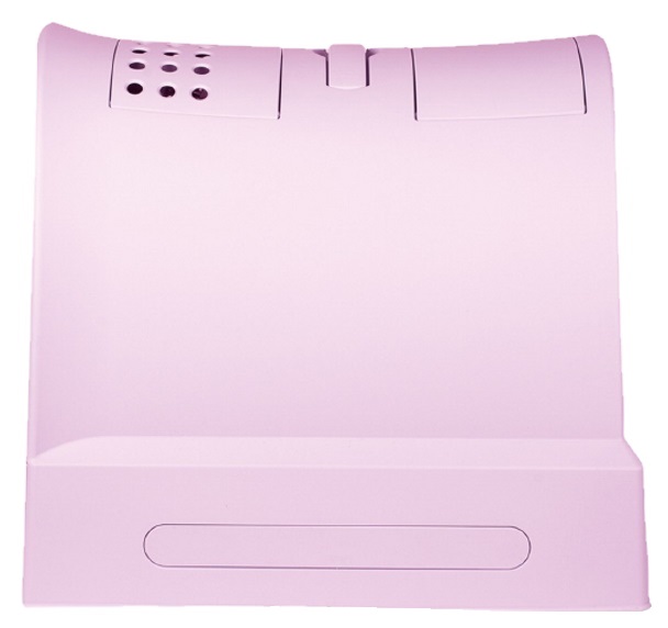 Туалет для кошек IMAC Zuma, прямоугольный, розовый, белый, 56х40х42,5 см