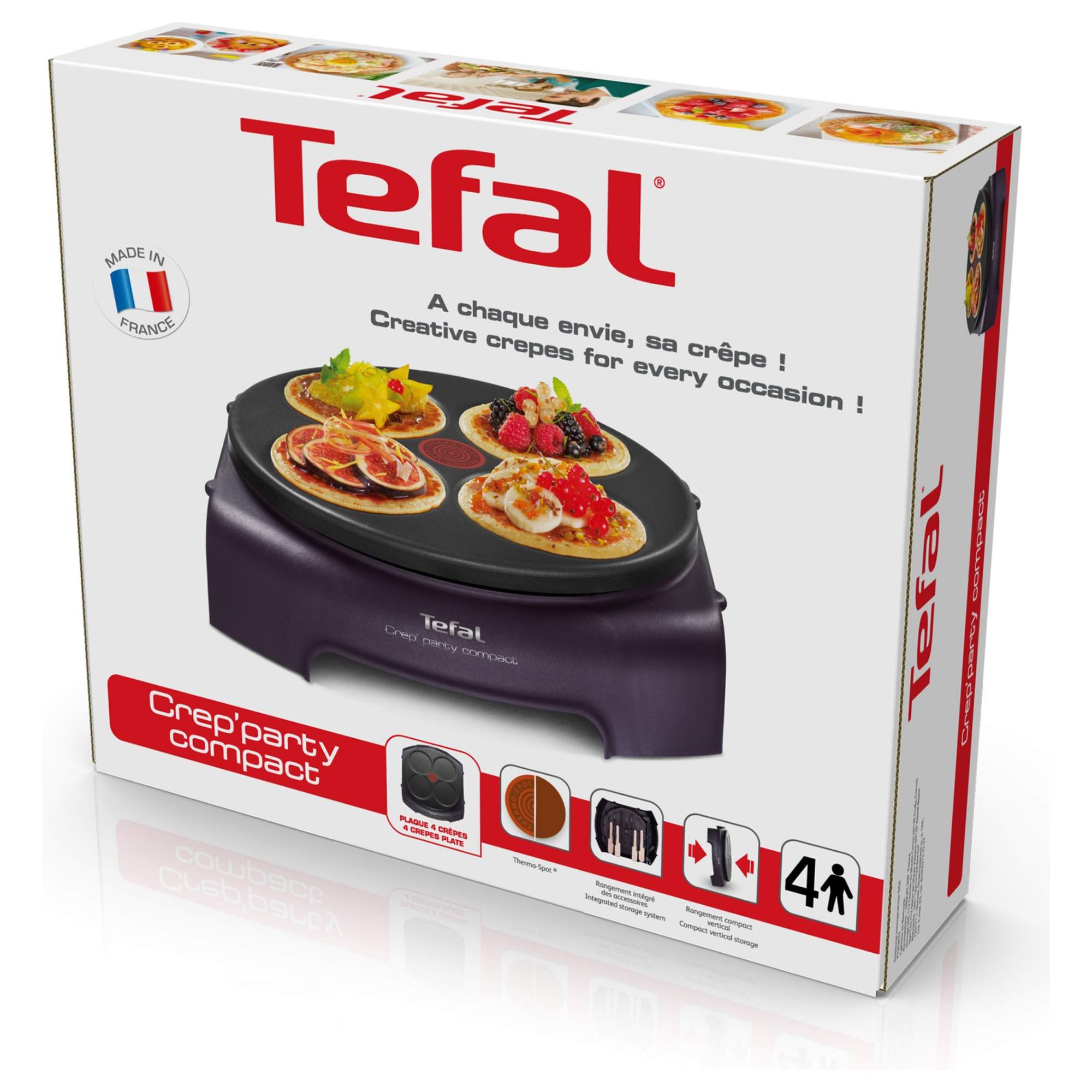 Электроблинница Tefal Crep' Party Compact PY303633