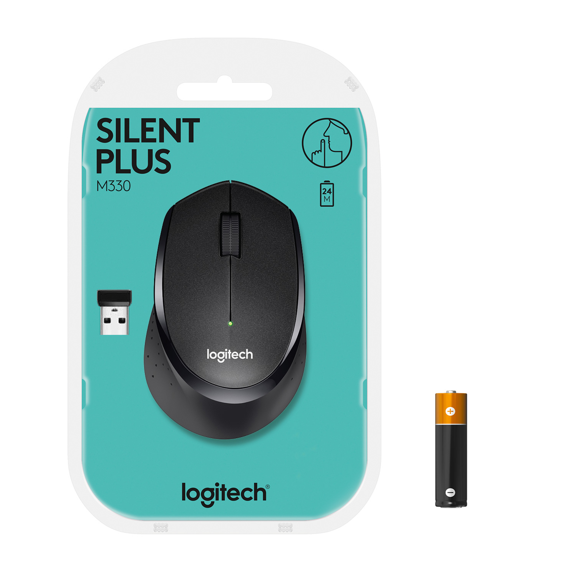 Мышь беспроводная logitech silent