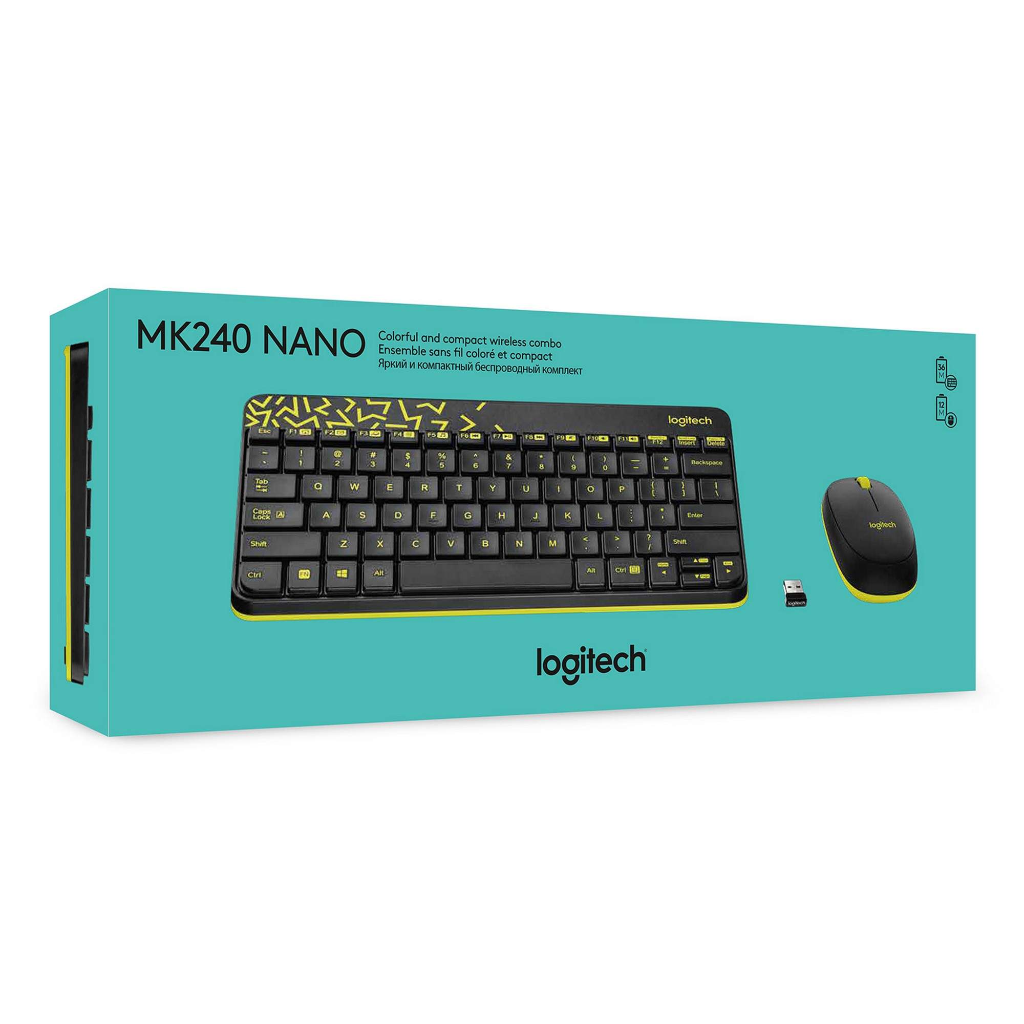 Комплект клавиатура+мышь Logitech MK240 (920-008213) - отзывы покупателей  на маркетплейсе Мегамаркет | Артикул: 100000431388