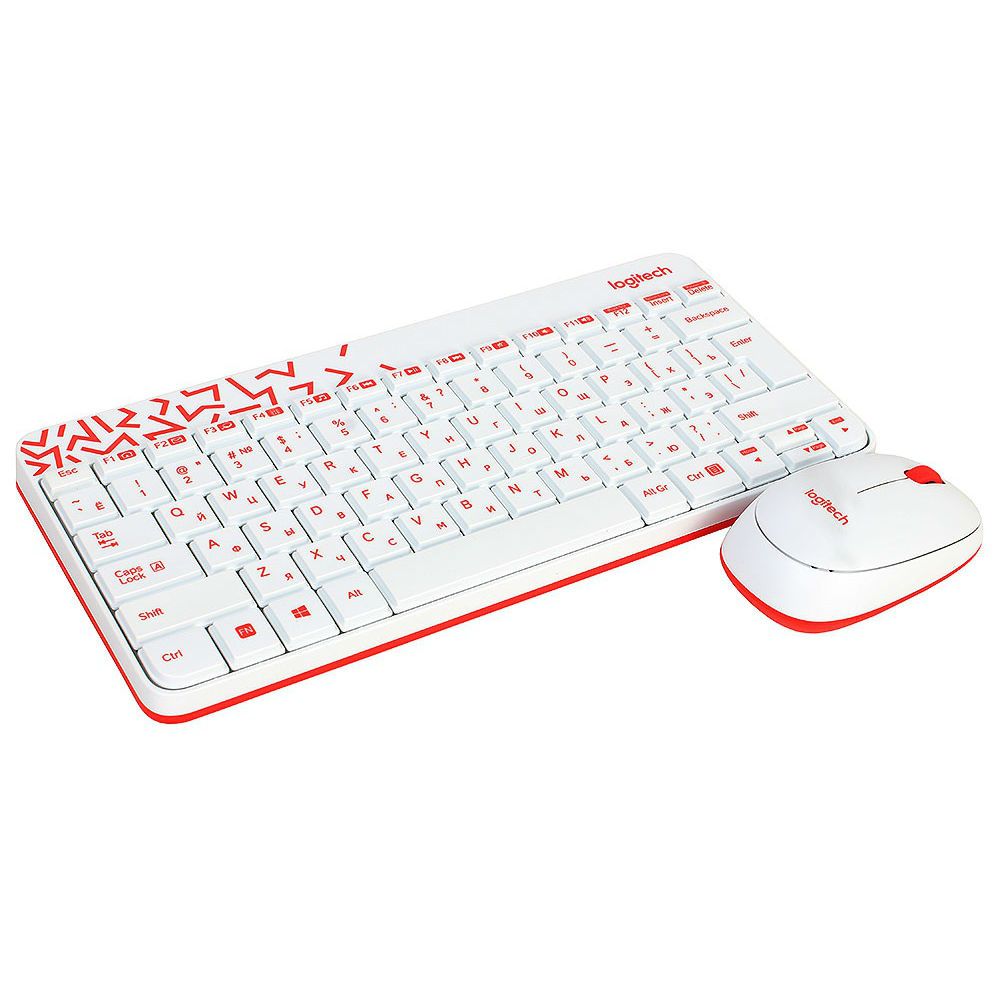 Комплект клавиатура+мышь Logitech Wireless Combo MK240 Nano White - отзывы  покупателей на маркетплейсе Мегамаркет | Артикул: 100000431376