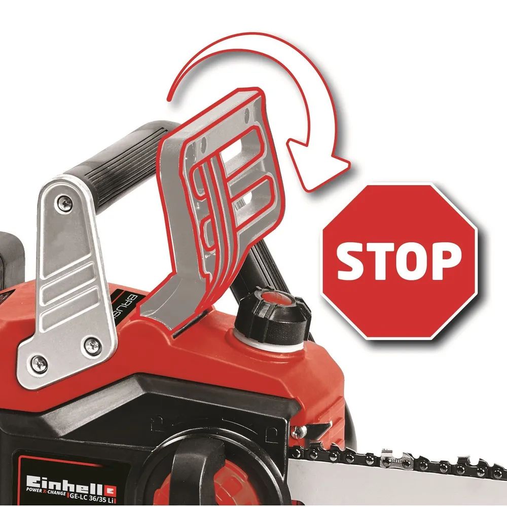 Einhell ge lc 18 li. Бензопила einhell. пила цепная einhell.