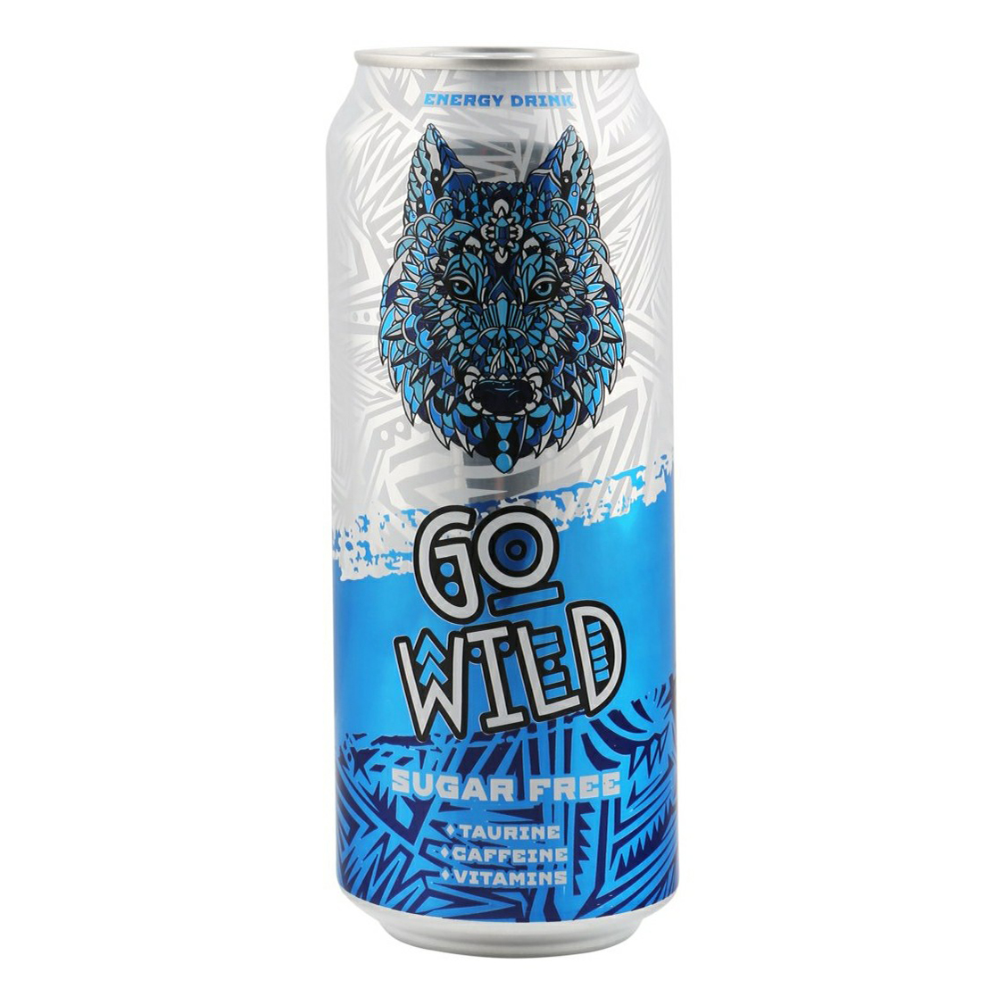 Напиток энергетический Go Wild газированный безалкогольный без сахара 0,5 л
