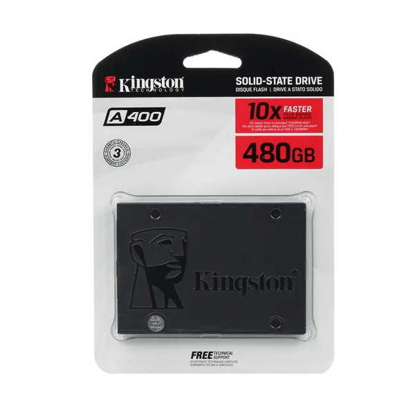 SSD накопитель Kingston 2.5" 480 ГБ (SA400S37/480G) - купить в Alt-Dim, цена на Мегамаркет