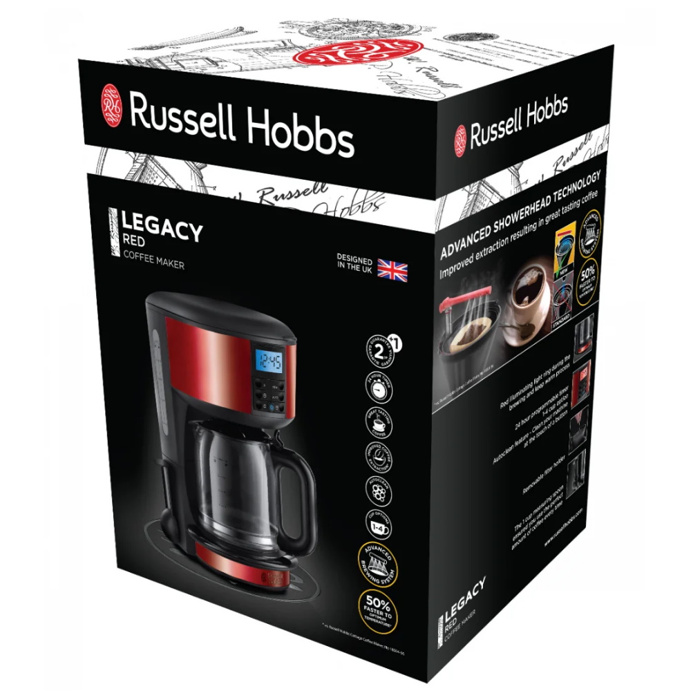 Кофеварка russell hobbs. Russell Hobbs кофеварка капельная. 20682-56 Электрическая кофеварка Russell Hobbs (Legacy Coffee Red). Кофеварка Russell Hobbs 14741-56. Кофеварка Russell Hobbs 18118-56.