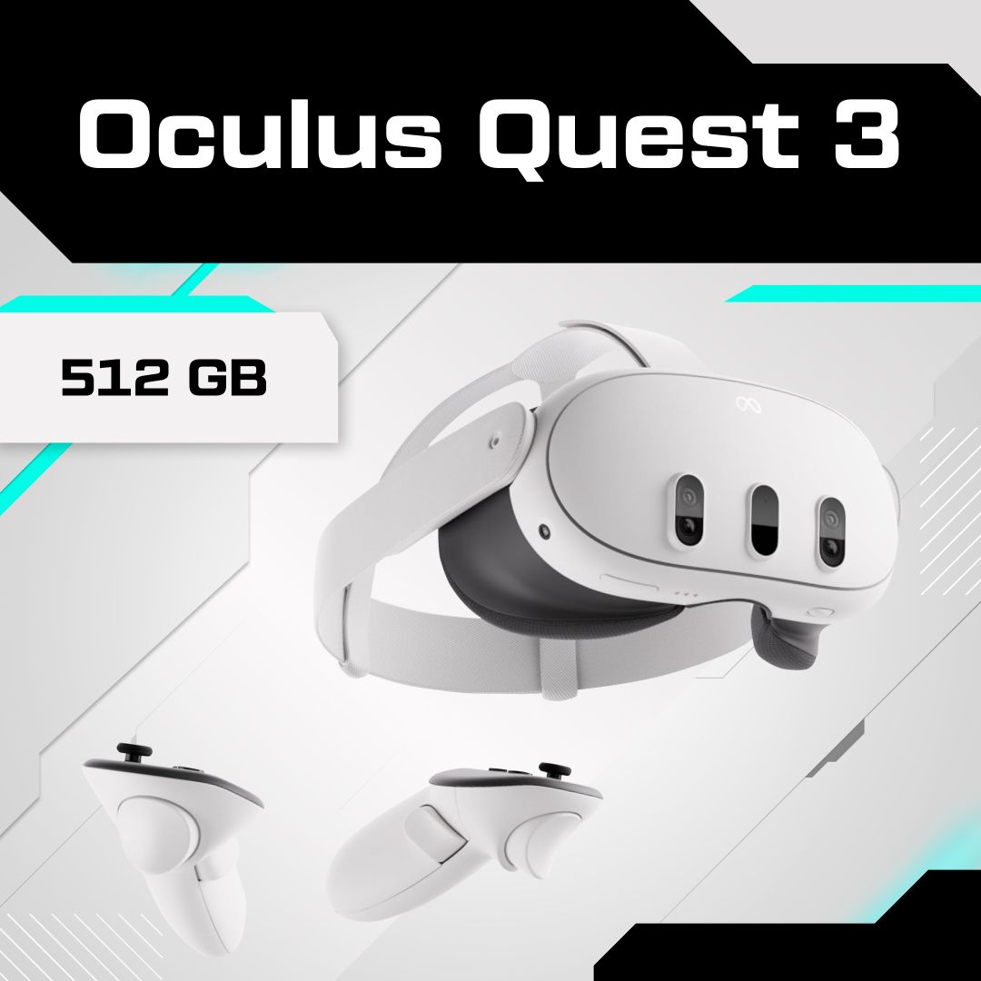 Шлем виртуальной реальности Oculus Quest 3 512 GB, купить в Москве, цены в интернет-магазинах на Мегамаркет