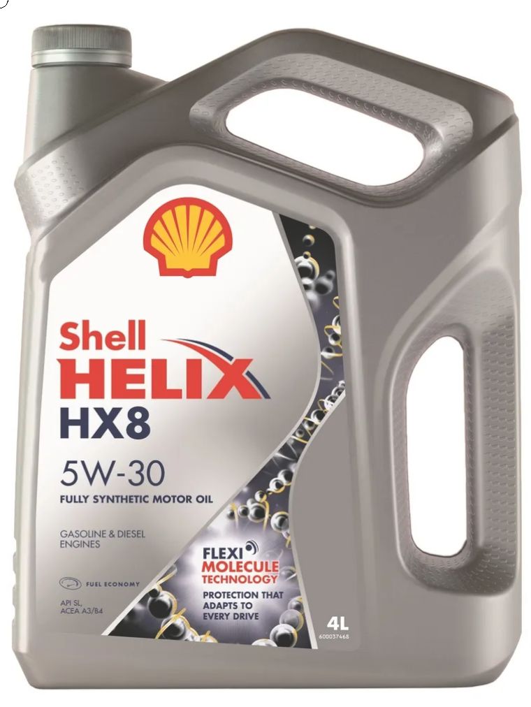 Моторное масло Shell синтетическое Helix HX8 5W30 4л - купить в AS-Group-DBS, цена на Мегамаркет