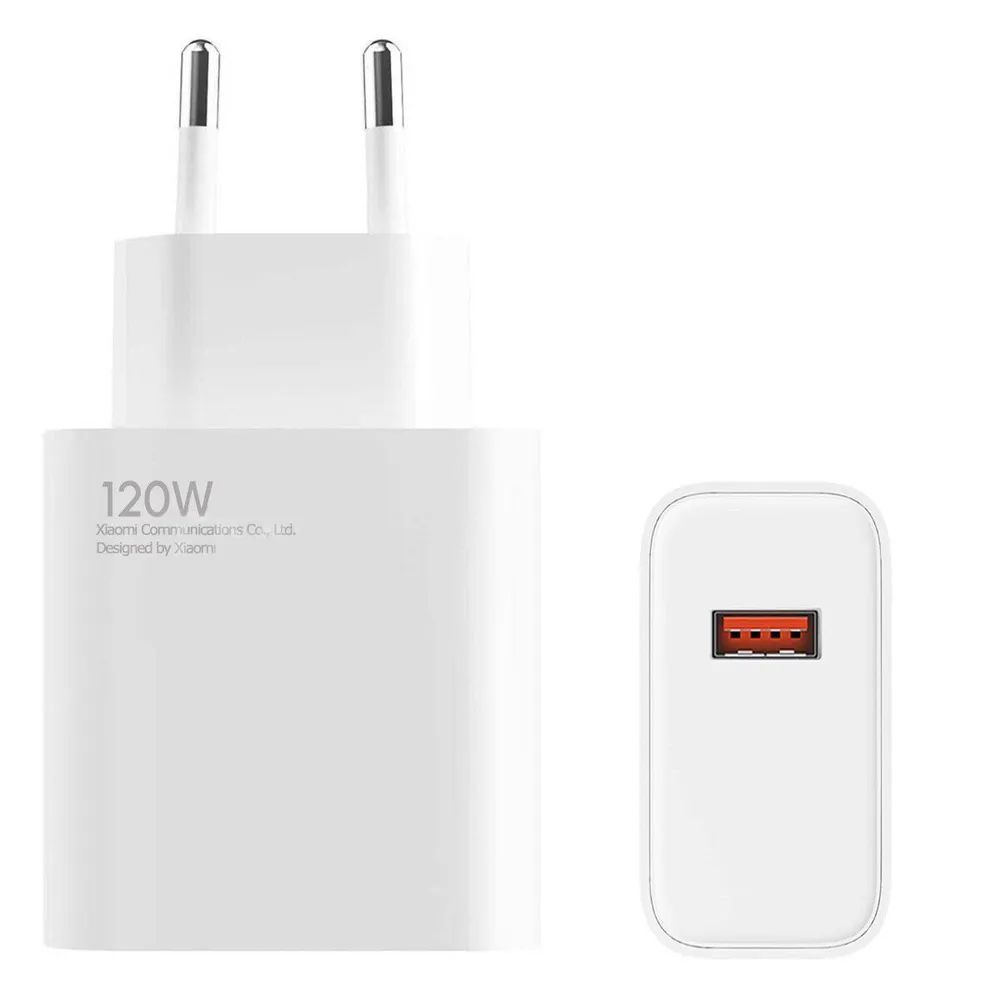 Сетевое зарядное устройство Xiaomi Xiaomi 120W Charging Combo 1xUSB 3 А  белый, купить в Москве, цены в интернет-магазинах на Мегамаркет