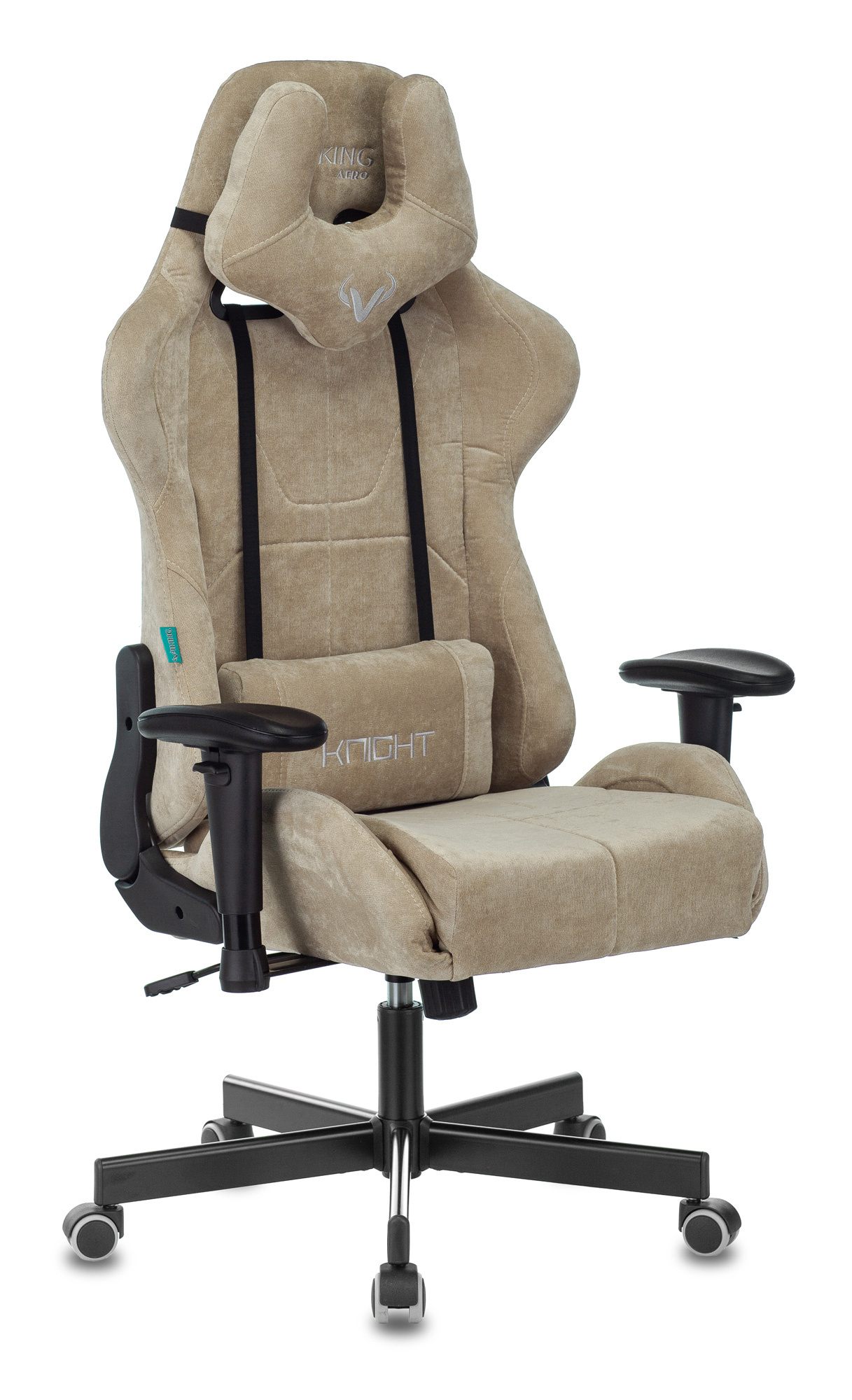 Кресло игровое ZOMBIE VIKING KNIGHT LT21 FABRIC песочный крестовина металл - купить в GSM BUTIK RUS, цена на Мегамаркет