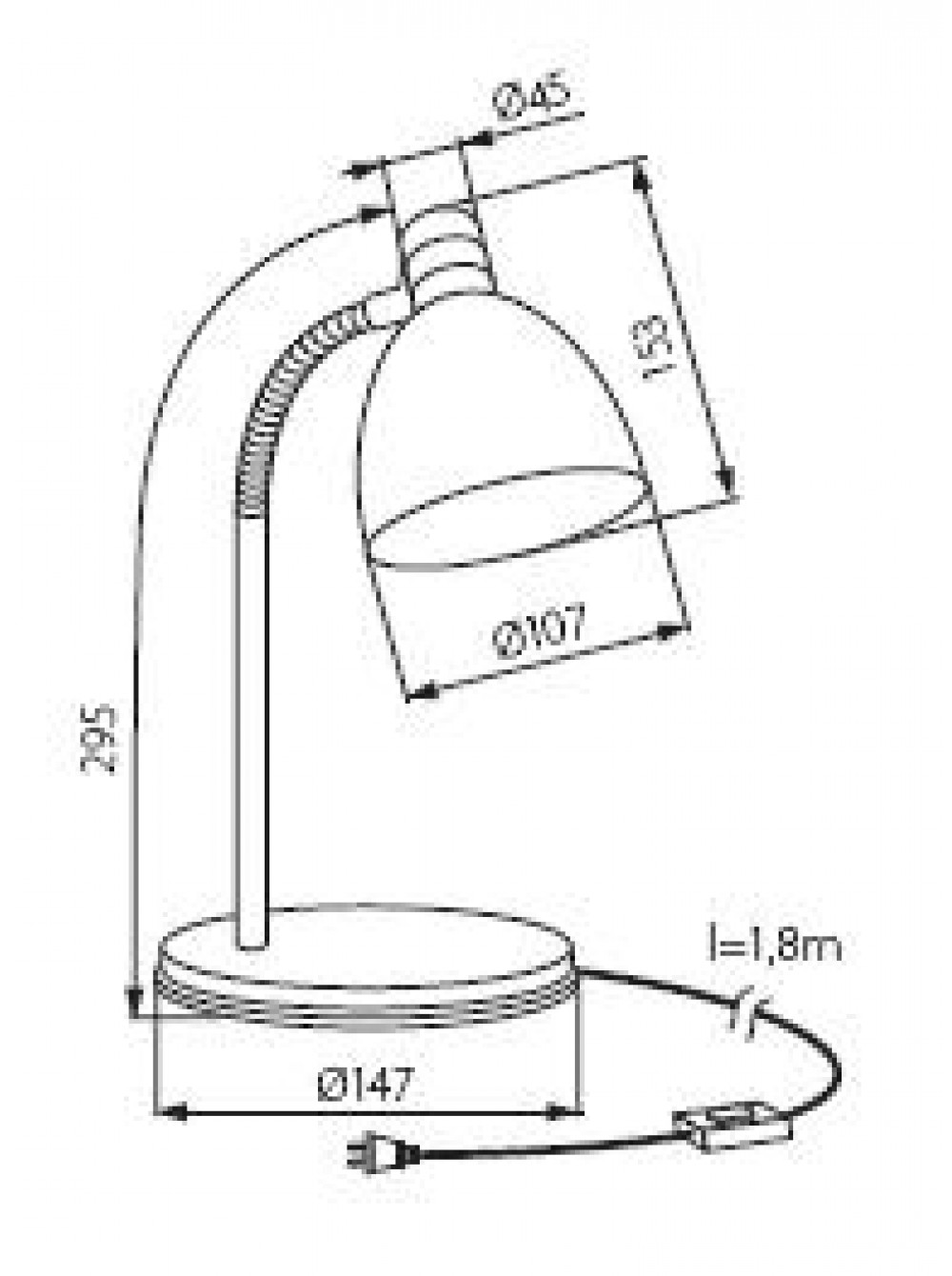 Светильник Desk Lamp 40w
