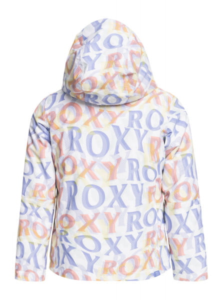 Куртка сноубордическая jetty girl bright white - strip Roxy разноцветный,  164 – купить в Москве, цены в интернет-магазинах на Мегам