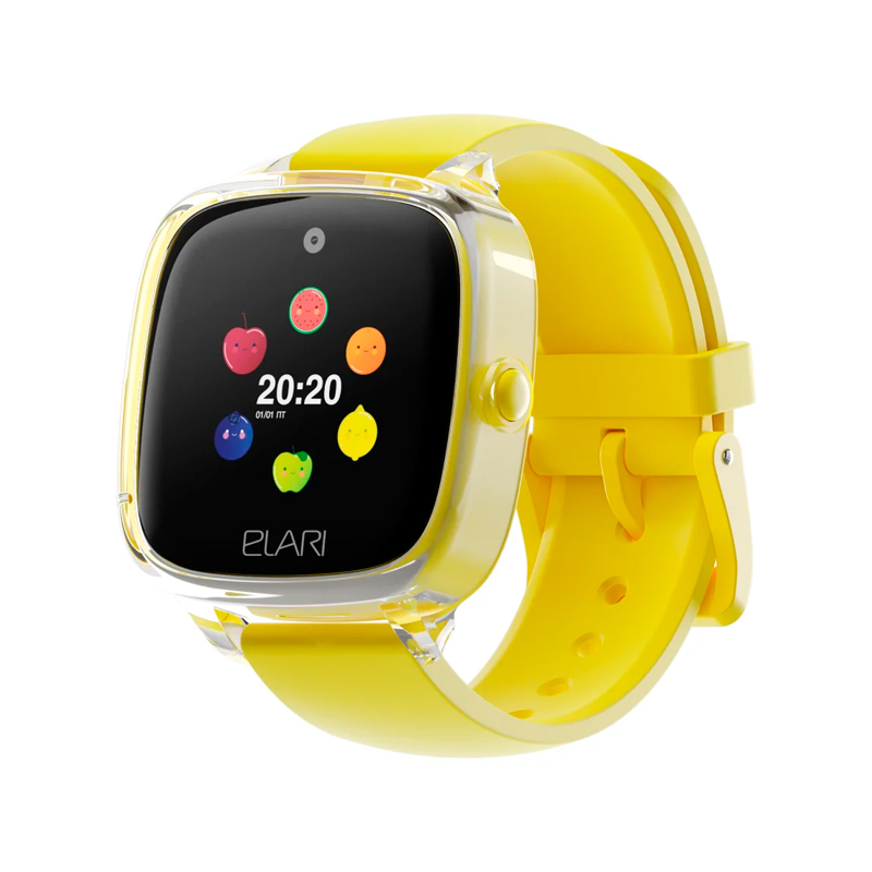 Детские смарт-часы Elari KIDPHONE 4gr, Yellow. Детские часы Elari 4gr. Elari KIDPHONE 4 Fresh Yellow. Часы Элари детские желтые.