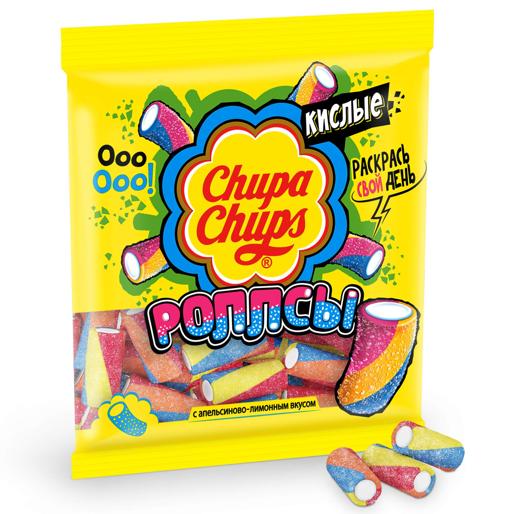 Мармелад Chupa Chups кислые роллсы 150 г - отзывы покупателей на  маркетплейсе Мегамаркет | Артикул: 100028790859