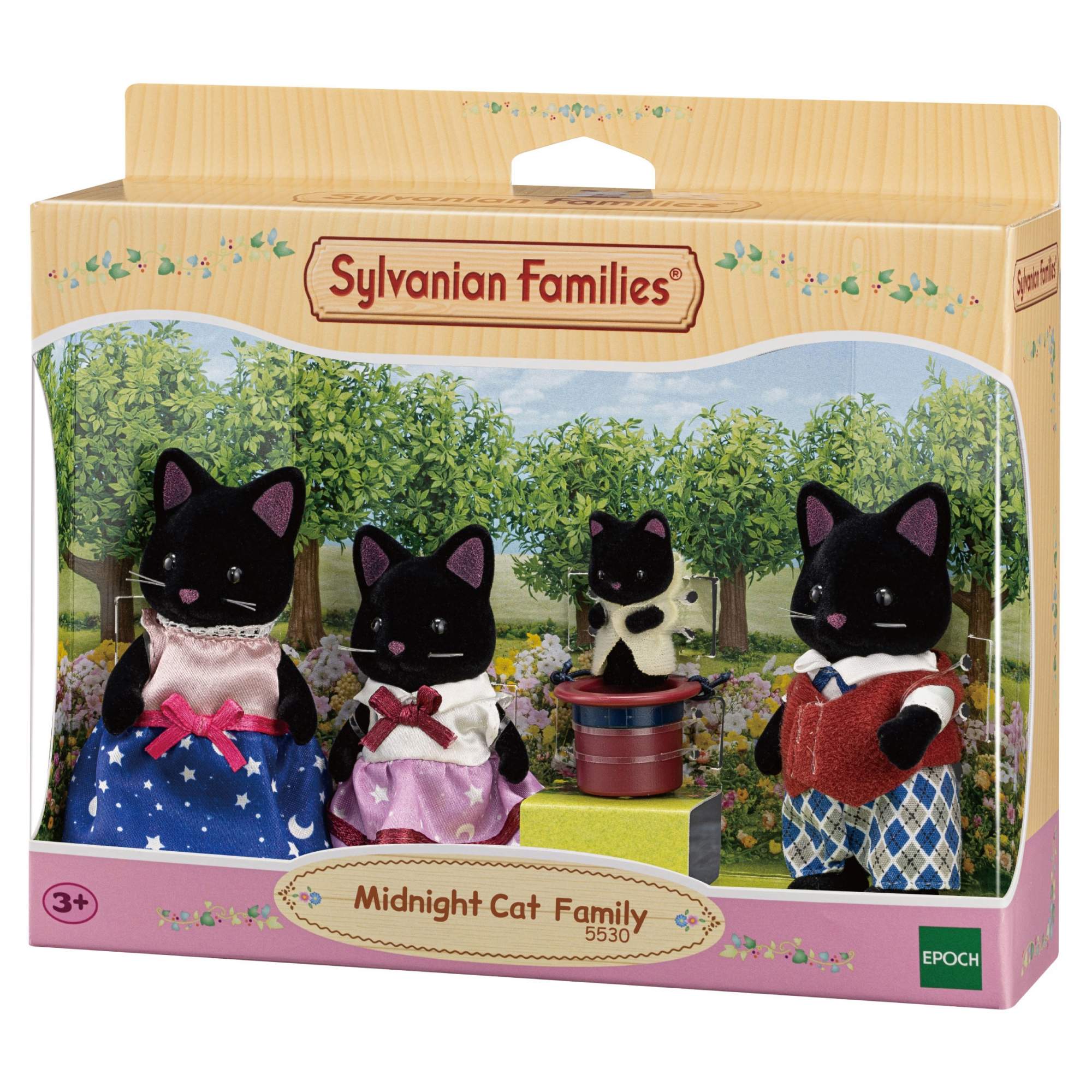 Купить игровой набор Sylvanian Families Семья Черных котов 5530, цены на  Мегамаркет