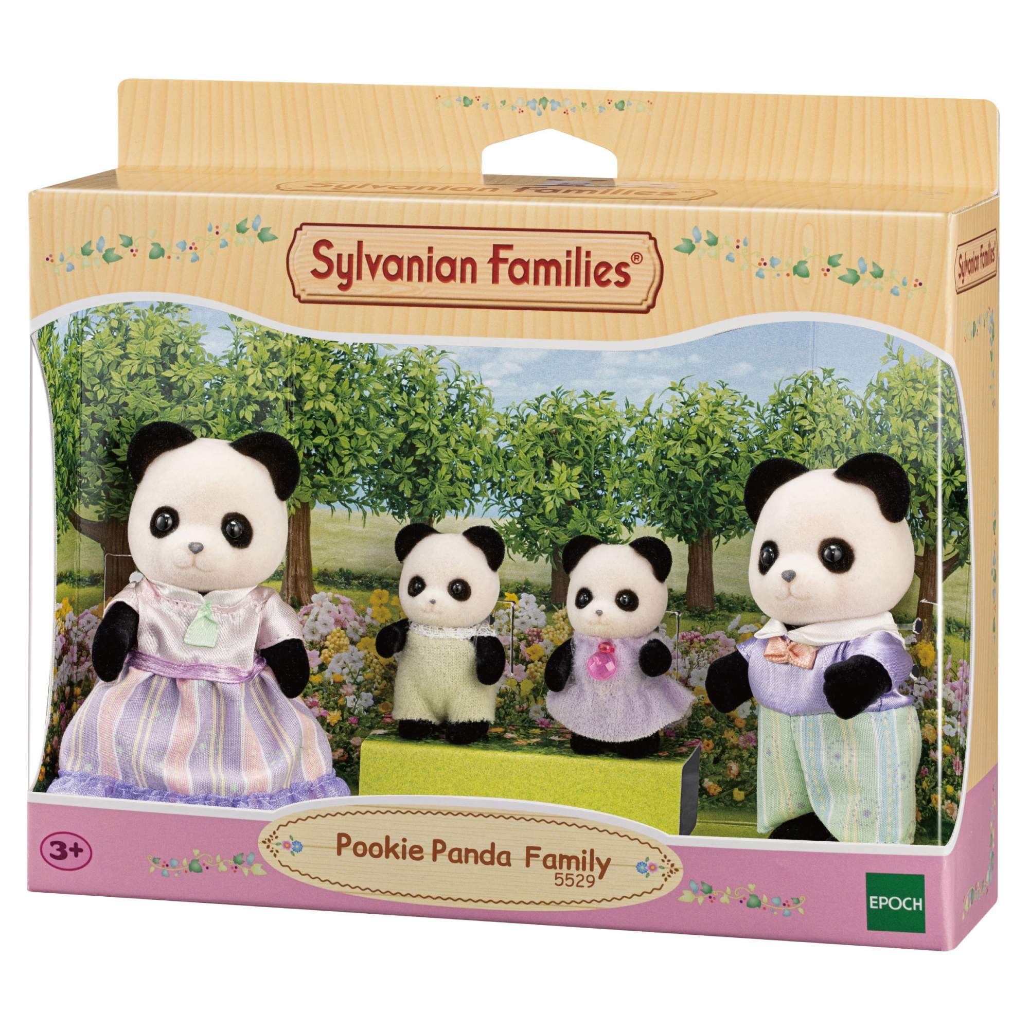 Купить игровой набор Sylvanian Families Семья Панд 5529, цены на Мегамаркет