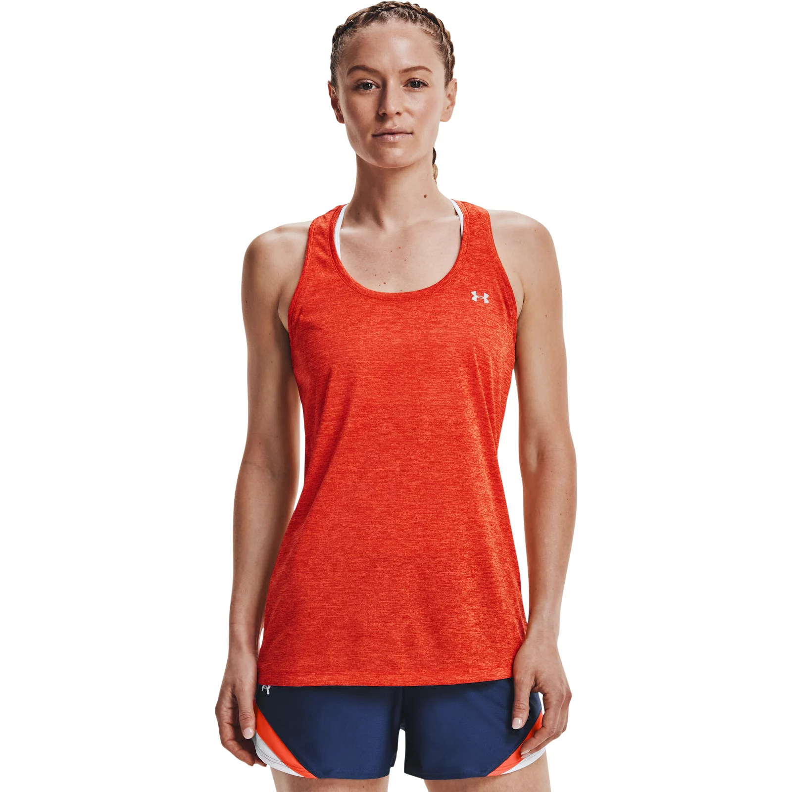 Майка женская Under Armour 1275487 оранжевая S/M