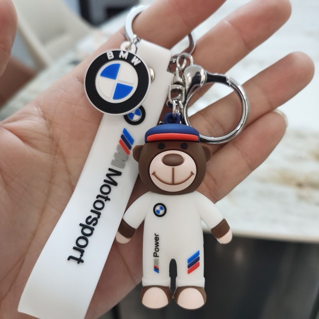 Брелок DD&SS мишка для ключей brelokBMwhite брелок для ключей БМВ BMW –  купить в Москве, цены в интернет-магазинах на Мегамаркет