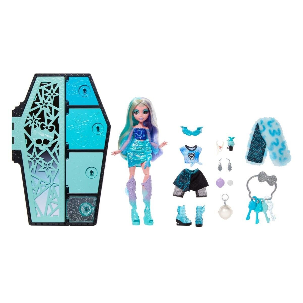 Купить кукла Monster High Lagoona Blue с аксессуарами, HNF77, цены на  Мегамаркет