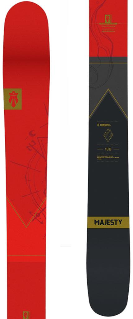 Горные Лыжи Majesty 2021-22 Vanguard Red/Black (См:176)