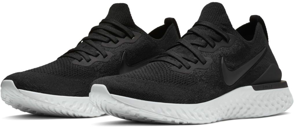 Nike flyknit epic react black sale