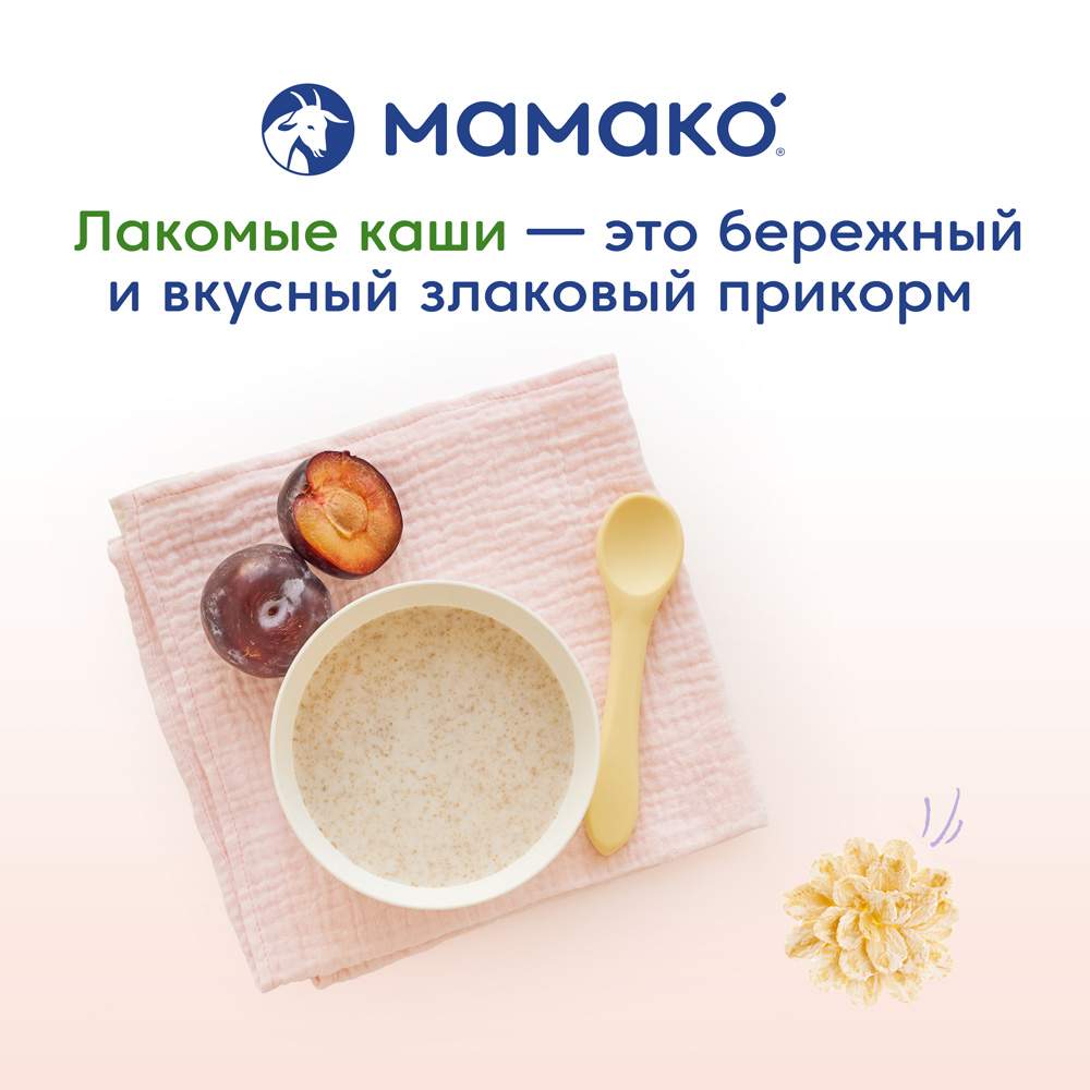 Купить каша Мамако овсяная с черносливом на козьем молоке, с 6 месяцев, 200  гр,упаковка из 14 шт, цены на Мегамаркет | Артикул: 600003428688