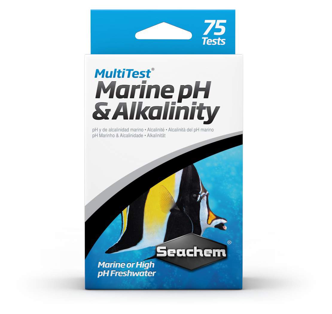 Тест Seachem MultiTest  pH & Alkalinity для использования в морской воде