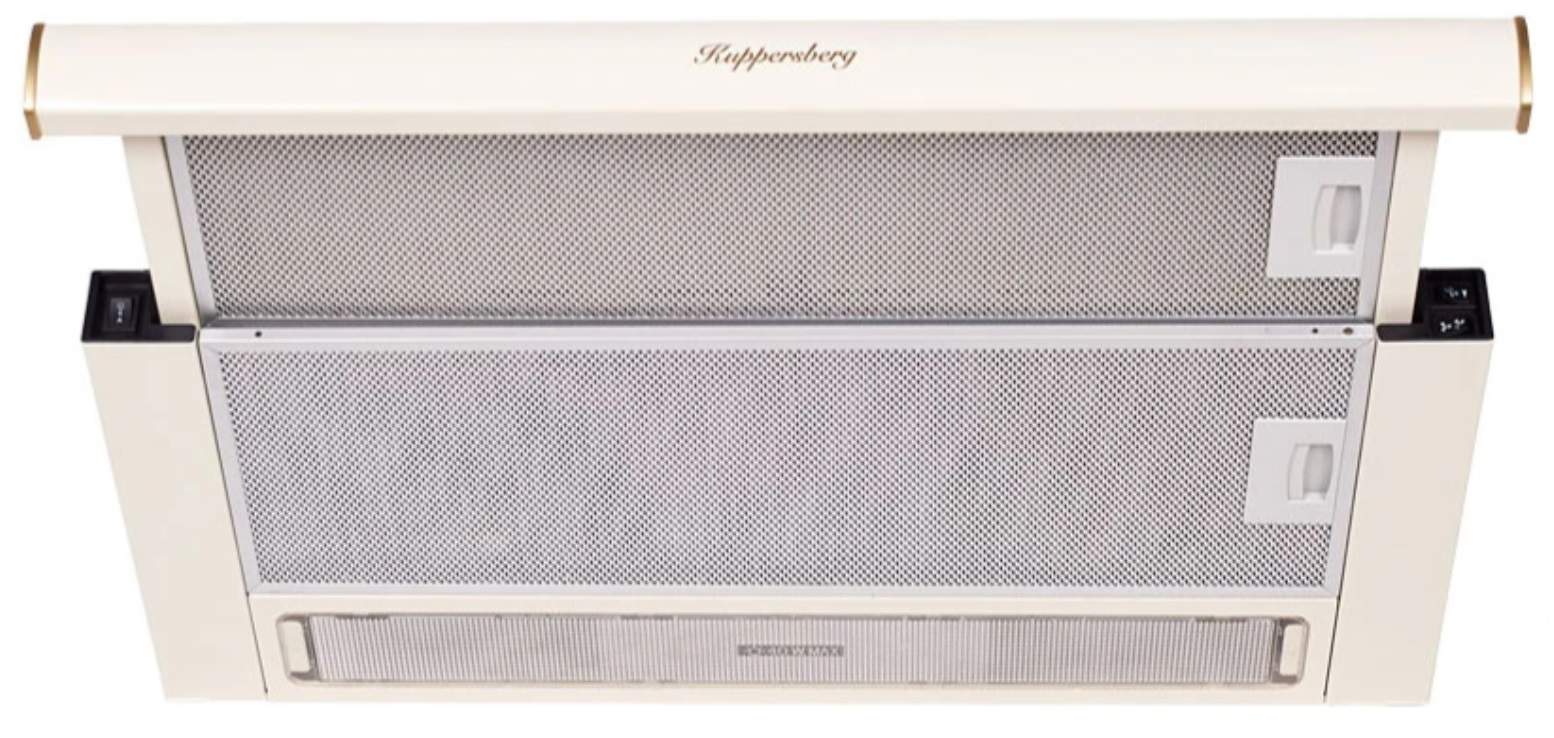 Вытяжка встраиваемая в шкаф 60 см kuppersberg slimlux ii 60 bg