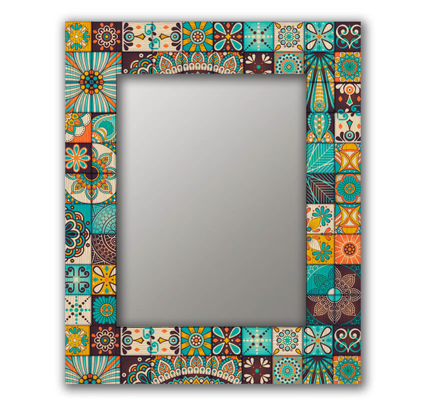 Зеркало Мозаика Квадратное 80х80 см