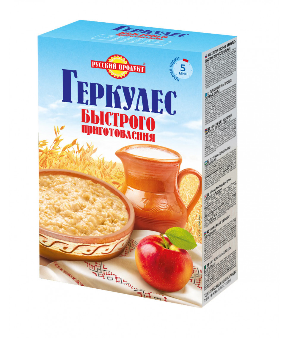 Купить геркулес Русский продукт быстрого приготовления 420 г 6 шт, цены на  Мегамаркет | Артикул: 600001511212