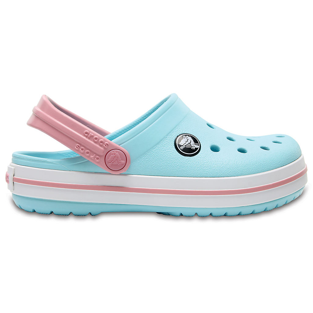 Crocs white and deals blue