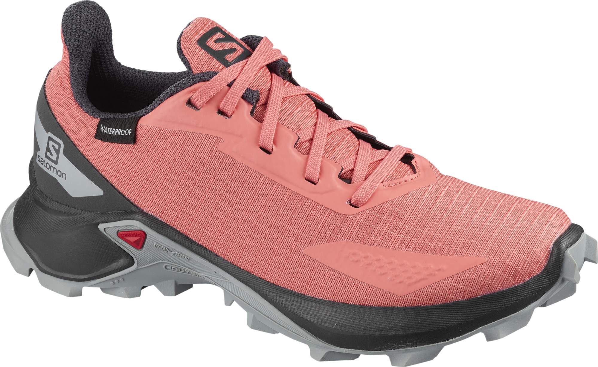 Беговые кроссовки Salomon Alphacross Blast Cswp J Burnt Coral/Ebony/Quarry,  р. 34 - характеристики, техническое описание - маркетплейс sbermegamarket.ru